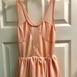 Light Pink Xenia Boutique Mesh Dress